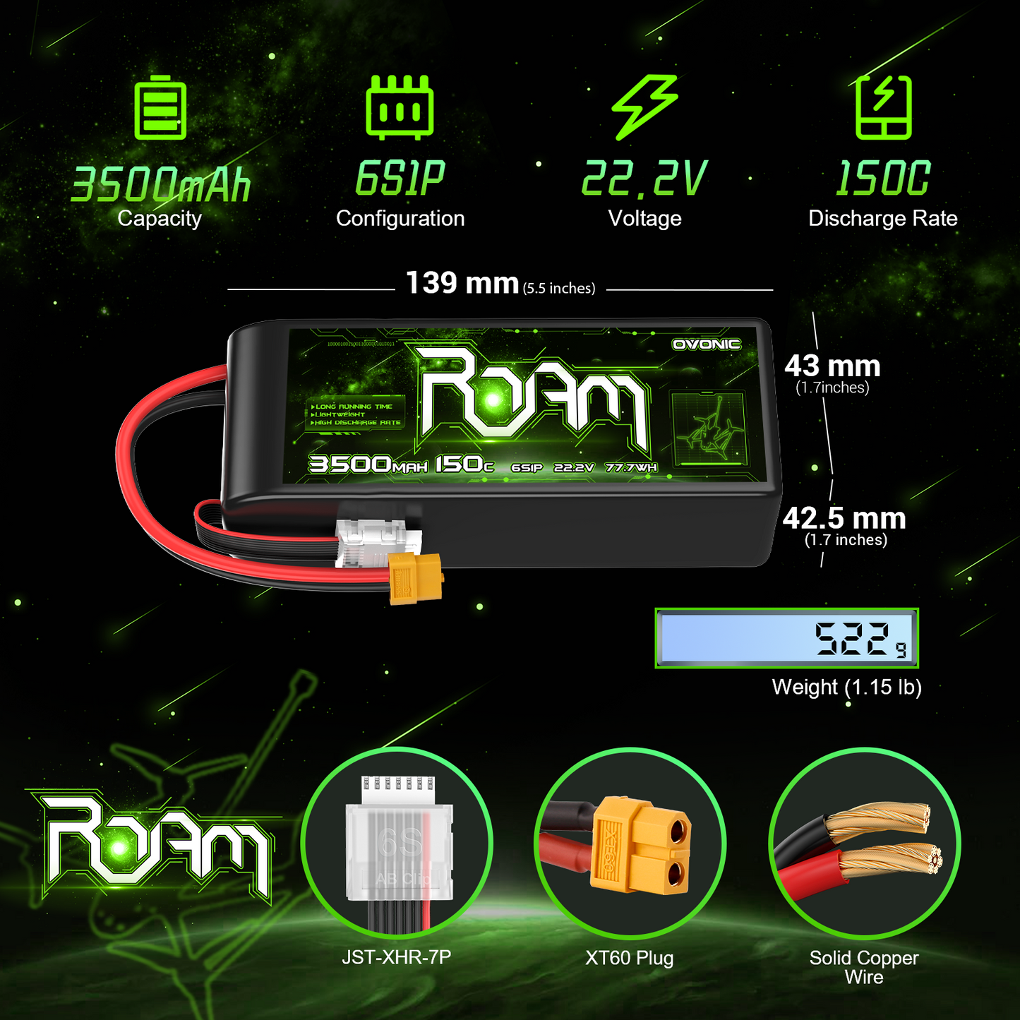 OVONIC LiPo Batteries